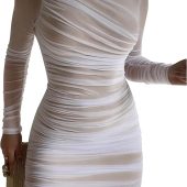 PRETTYGARDEN Tank Dress for Women 2025 Summer Casual Striped Maxi Dresses Fitted Square Neck Beach Vacation Bohemian Sundress