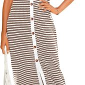 Adrianna Papell Women's One Shoulder Jacquard Gown