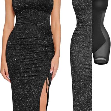 LAI MENG FIVE CATS Women's V-Neck Elegant Lace Long Sleeve Lantern Sleeve Button up Casual Mini Dress