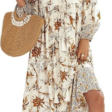 Dokotoo Womens Summer Dresses 2025 Sleeveless Spaghetti Strap Button Down Smocked Beach Vacation Long Maxi Dress with Pockets
