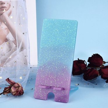 Phone Stand Resin Mold, Cell Phone Holder Silicone Mold, Epoxy Resin Mold for Desk Phone Holder
