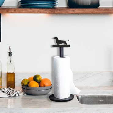 Smooth Dachshund Kitchen Roll Holder, Metal Kitchen Towel Holder, Smooth Dachshund Gift For Dog Lovers, Kitchen Accessory Gift For Her