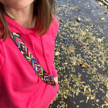 Colourful Mobile phone chain with Adjustable Shoulder Strap