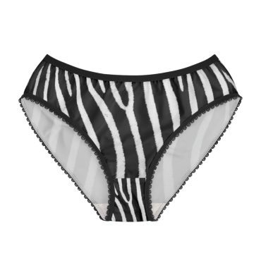 WOMEN’S BRIEFS - Zebra Briefs - Zebra Underwear - Valentine Briefs - Women's Clothing - Zebra Briefs - Women's Underwear - Briefs For Her