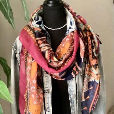 Floral Scarf, spring scarf, womens Scarf, light scarf,  summer gift, Summer Scarf, Lightweight Scarf, Printed Scarf, Boho Scarf