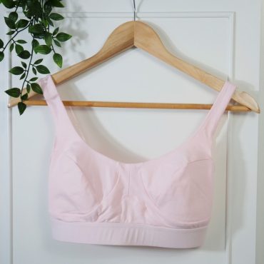 Organic Cotton Pink More Supportive Bra - Sustainable Women's Underwear