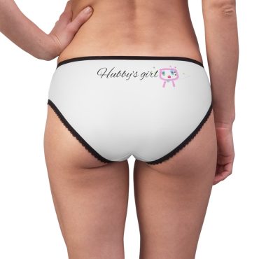 White Women Underwear with custom Brand detail, Personalized Women's Briefs (AOP) - Customizable and Stylish Underwear Women's Briefs (AOP)