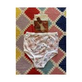 70s DEADSTOCK mixed cotton PSICHEDELIC woman UNDERWEAR (ALL_SIZES_AVAILABLE)