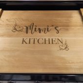 Personalized engraved stove top cover noodle board for stove top custom home decor kitchen must have house warming gift kitchen accessories