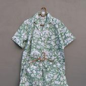 Hand Block Short Cotton PJ set, Women's Cotton PJ Shorts, Indian 100% Cotton Short wear, Shorts Pajama set, Summer Night Dress, Gift for her