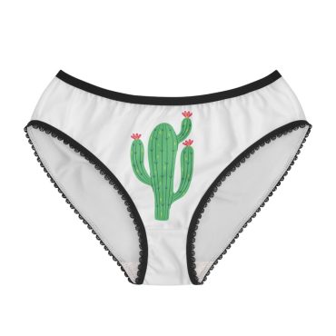 Cactus Women's Briefs (AOP), women's underwear cactus