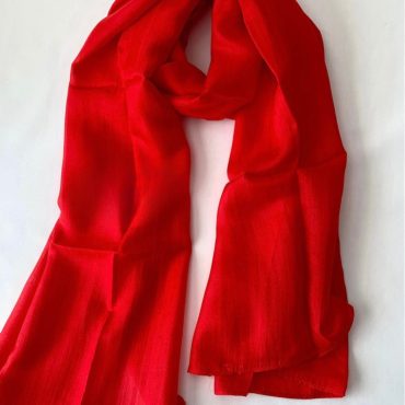 Silk Scarf, Silk Scarves, 100% Silk, Mother’s Day, Birthday,  Smooth Scarf, Soft Scarf, Hand Dyed Scarf, Red Scarf