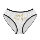 Women's Briefs (AOP), women's underwear, Happy New Year