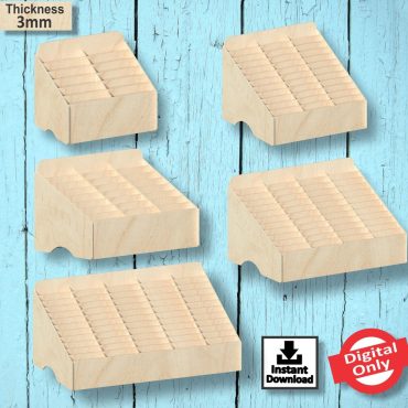 Cell Phone Management Box Storage Pack 2, file Vector for Laser, svg, laser cut design,vector, plan, Instant download, Digital Only