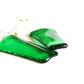 4 pcs , Colorfull Murano Glass Herb Scoops- Handcrafted Kitchen Accessory