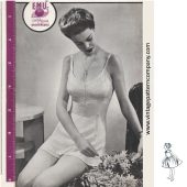 1940s Wartime Underwear Cami Knickers PDF | INSTANT DOWNLOAD | Lingerie Pattern | 34 Bust | Repro Knitpat No 26 Vintage Knitting Pattern