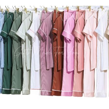 Short Sleeve+ Long Pants women's Pajamas Customized Pj's Set Gift for Mom  Wife Personalized Gift Bridesmaid Pajamas Bridesmaid Proposal