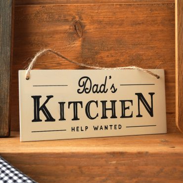 Dad’s Kitchen Hanging Wooden Sign | Home Accessory | Gift For Home and Dad