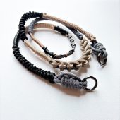 Phone Crossbody Strap Black Grey Beige - Macrame Custom Lanyard for Bags Purses & Cameras