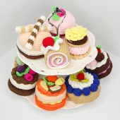 Crochet Play Food 8 Pastry Crochet Patterns. Crochet Food Patterns. Crochet Kids Toys. Play Kitchen Food Crochet Patterns. Crochet Amigurumi