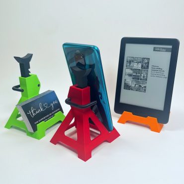 Jack Stand Phone Holder - Jack Stand Business card Stand - Car guy Gift - Gift for Him -  Garage Decor - Automotive Gift - Toolbox Organizer