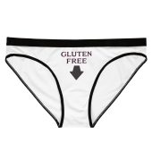 Gluten Free Women's Underwear, Bachelorette Party Underwear, Honeymoon Lingerie, Valentine's Day Gift, Anniversary Gift, Gift for Her