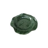 Ceramic Lotus Leaf Plate, Decorative Serving Plate, Green  Serving Bowl, Kitchen Accessories