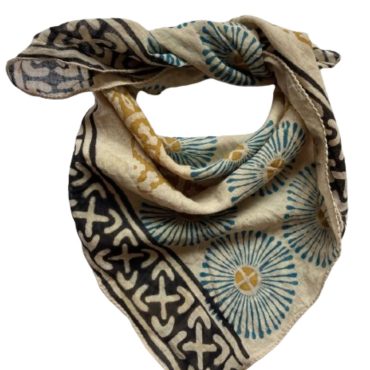 Cotton bandana, square Cotton scarf, men women bandana, brown Cotton neckerchief, square Cotton kerchief, western dog bandana,