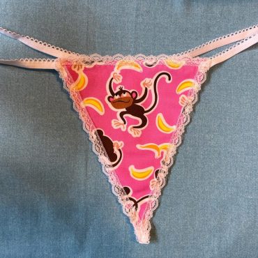 New Womens MONKEY Zoo String Thong Panty Lingerie Underwear