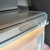 Hooks for kitchen rail VW California set of 3