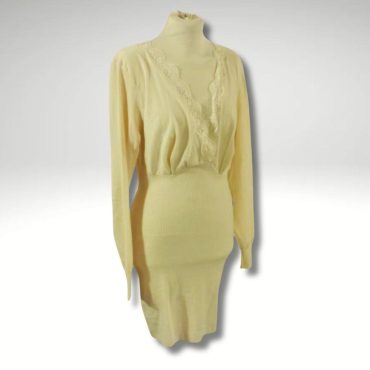 Brand new "Lisanza" Size 6-XXL Pure virgin wool treated non-shrink Cream color Women's underwear shirt Long sleeves Longwool Warm underwear