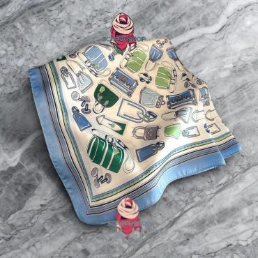 scarf multicolour bandana luxury brand silk women scarf Neck Hair Tie Band Beach Hijab Headband soft feel gift for her Christmas girl70*70cm