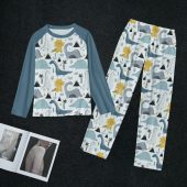 Dino 2 Piece Women's Pajamas