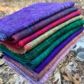 Himalaya Yak Wool Scarf, Handmade in Kathmandu Valley Nepal, Beautiful Bright Colors, Soft Warm Thin and Light for All Seasons, Travel Scarf