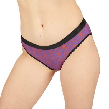 Colorful Patterned Women's Underwear, Comfortable Bikini, Floral Design, Gifts for Her, Cute Lingerie