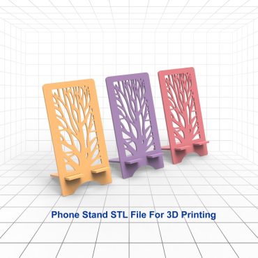 Phone Stand STL File, Phone Stand 3D Printer File, Phone Holder STL Files For 3D Printing