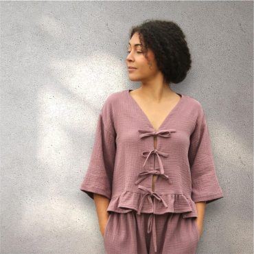 cotton muslin pyjamas ,woman  organic pajamas, Lyle woman pijamas,woman  sleepwear