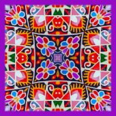 Women's scarf, clothing, headscarf, neck decoration, silk, satin, my pysanky