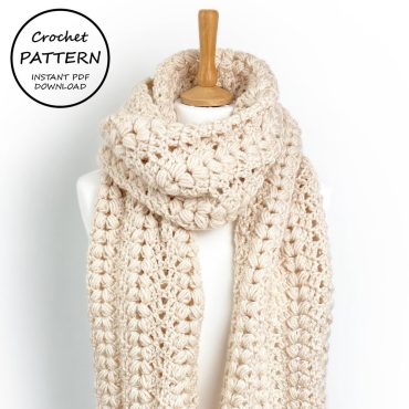 CROCHET PATTERN / Emily Scarf / Instant PDF Download