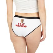 Personalized Women's Underwear, I Heart My Boyfriend, Custom Face Underwear, Valentine's Day gift for Her, Wedding Gifts