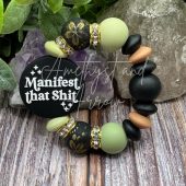 Manifest That - Stanley Tumbler Handle Charms, Keychain, Silicon Charms