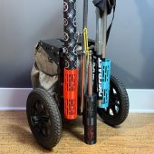 The Tube – Galactic – Custom 3D-printed retriever, umbrella, and chair holder for ZUCA carts