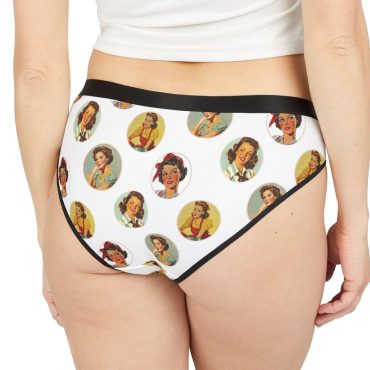 Trad Wife Women's Underwear, Intimate Apparel, Wedding Countdown, Engagement Gift, Wifey Undies, Gift for Traditional Housewife