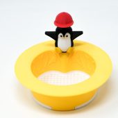 Penguin Sink Strainer with Easy Press Trash Removal – Cute, Durable, and Functional Kitchen Accessory for Mess-Free Sinks