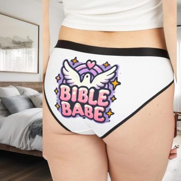 Women's Underwear Briefs, Elastic Waistband, All-Over Prints, Antimicrobial Fabric, Made in USA - Comfortable Supportive Undergarments,