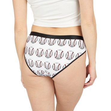 Baseball Mom Girlfriend Print Women's Underwear, Sports Lingerie, Athletic Underwear, Sports Fan Apparel, Gift for Softball/Baseball Lovers