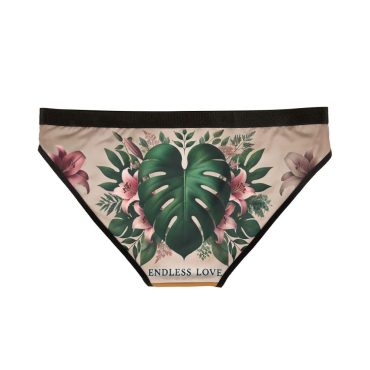 Endless Love Women's Underwear, Comfortable Briefs, Eco-Friendly Lingerie, Gift for Her, Everyday Essentials