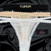 Custom Name Thong, Personalised Name Thong, Name Thong