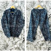 Indigo Women's Pajamas | Cotton Pajamas | PJ Sets | Cotton Nightwear | Loungewear | Long Sleeve Pajamas | Luxury Pajamas | Organic Cotton