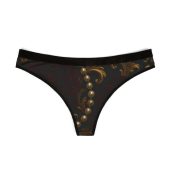 Elegant Womens Thongs with Pearl Design Luxurious Lingerie Intimate Apparel Special Occasion Underwear Date Night by BlackWolfB